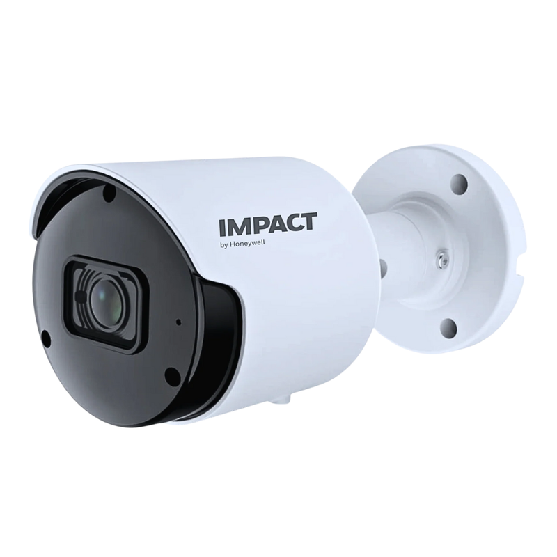 Honeywell IMPACT I-HIPB2PI-MF 2MP IP Bullet Camera | Full HD 1080p 60fps, Smart IR 30m, Built-in Mic, AI Analytics