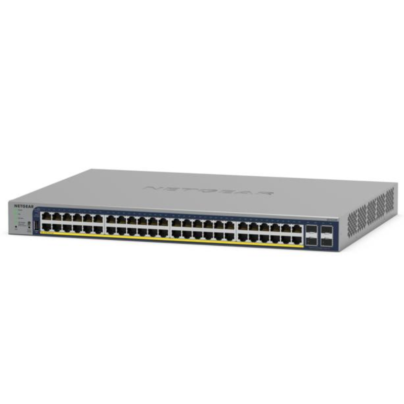 GS728TPPv3 28-Port Gigabit PoE+Smart Managed Switch with 4 Dedicated SFP Uplinks and Cloud-Based Control