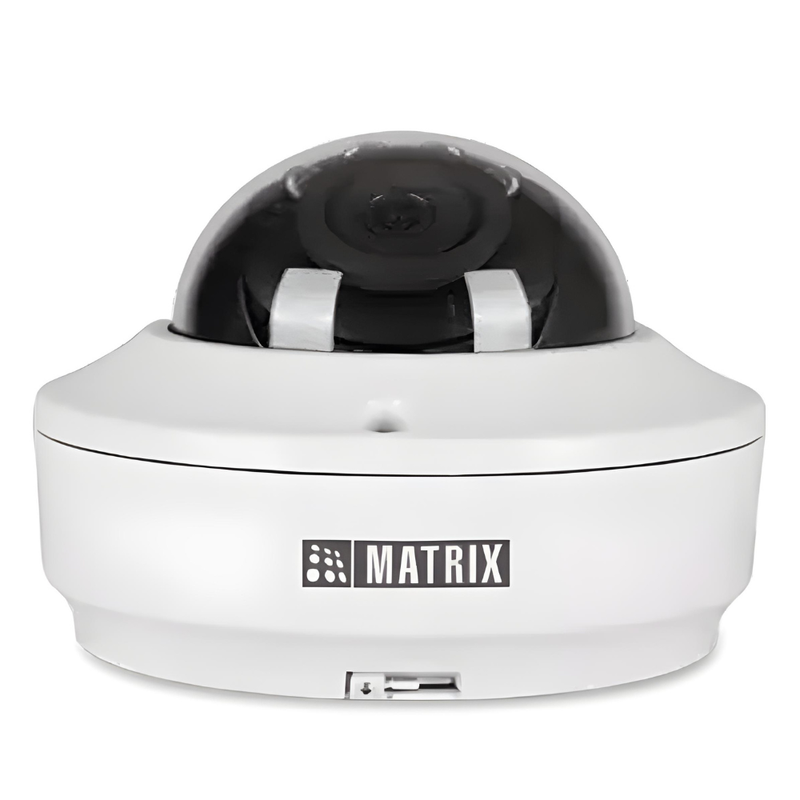 Matrix SATATYA 8MP IR Dome Camera, Fixed Lens With Audio- Professional Series